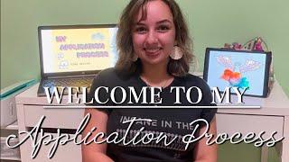 Ep.1 | Welcome to my Application Process | Vlog Series