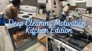 DITL: Deep Clean With Me • Small Kitchen • Get It All Done • Cleaning Motivation • Apartment Living