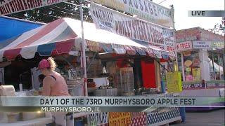 StormTrack 3 Meteorologist Nick Boynton reports from the Apple Festival