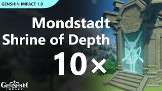 All 10 Mondstadt Shrine of Depths Location | Genshin Impact