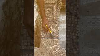 Farmer finds Byzantine mosaic in Gaza #gaza #byzantine #palestinian #farmer #history