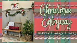 Christmas Entryway Decorate With Me 2024 | Christmas Decorating Ideas 