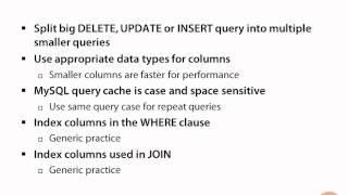 MySQL Query Optimization Best Practices