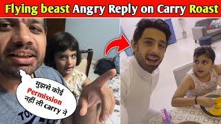 Flying best Angry Reply on Carryminati Roast video  Flying best vlogs vs Carryminati