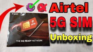 Airtel 5G Sim Unboxing | Airtel 5G plus SIM | Airtel 5G SIM Card | Airtel 5g plus Sim Card | Airtel