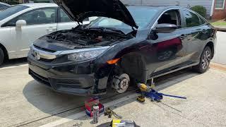 2016 Honda Civic Front Brake Pads Replacement