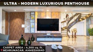 Ultra-Modern Luxurious Penthouse in Ahmedabad, India by Prashant Parmar Architect Shayona consultant