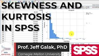 Skewness and Kurtosis with SPSS Tutorial (SPSS Tutorial Video #11)