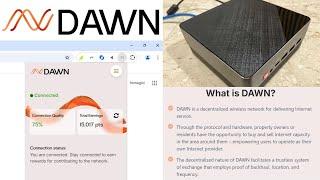 New FREE DePIN Wireless Network! DAWN - Decentralized broadband on Solana! Start mining with your PC