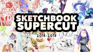 JelArts Sketchbook Tour SUPERCUT // ALL my sketchbooks!