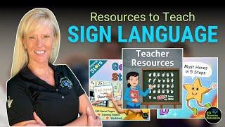 Resources to Teach Sign Language for Middle School Students / After School ASL Club