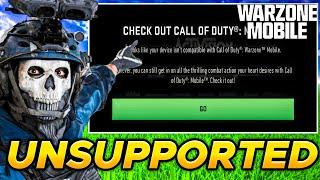 Warzone Mobile Unsupported? Here's Why...