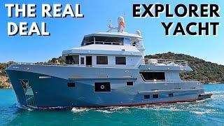 2021 BERING 77 EXPLORER YACHT TOUR / Comfort Class EXPEDITION Liveaboard Go Anywhere World Cruiser