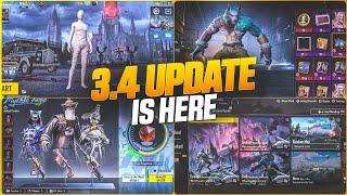  FINALLY 3.4 UPDATE IS HERE | NEW ACHIEVEMENTS | MYTHIC FORGE | HOW TO UPDATE  3.4  PUBG/BGMI?