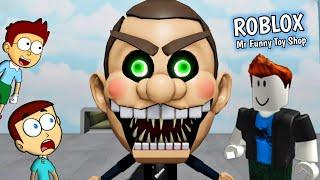 Mr Funny Toy Shop Escape - Roblox Game | Shiva and Kanzo Gameplay