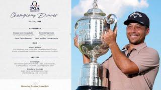 Inside Xander Schauffele’s $5 Star PGA Champions Dinner – You Won’t Believe What He Served!