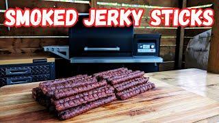 EASY Smoked Meat Sticks / Ground Jerky on the Traeger