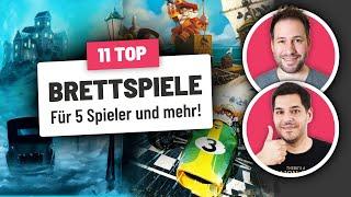 Richtig gute & einfache Brettspiele für größere Gruppen