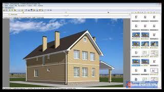 Обзор курса Моделирование и визуализация коттеджа в Архикад. Моделирование дома в программе Archicad