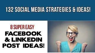 8 Easy Facebook Post Ideas