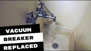 Vacuum Breaker Repair Kit Installed Commercial Sink