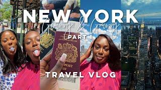 Dirty Hotels, Moving to America & Good Food | A Rough Start to A GIRLS TRIP IN NEW YORK CITY #109