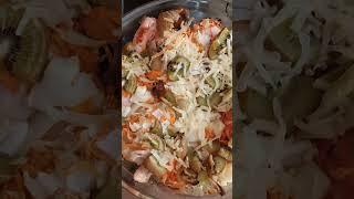 Курица с киви под сыром