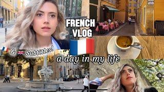 FRENCH Vlog (French & English subtitles) - A day in my life in Aix-en-Provence 