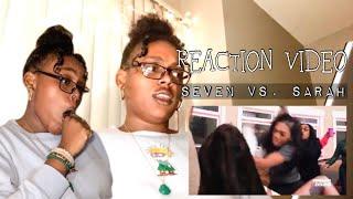 Seven Vs. Sarah FULL FIGHT | REACTION #BaddiesATL