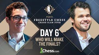 Freestyle Chess Grand Slam Paris | Magnus vs. Fabiano & Hikaru vs. Vincent | Semifinal Game 2