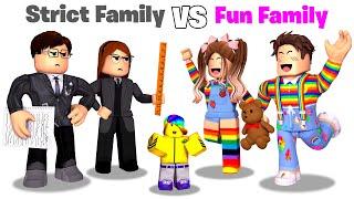 Roblox STRICT Family vs FUN Family.. 