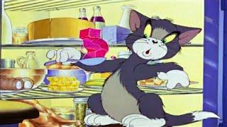 Tom EATS Swinging Jelly & Cream-Blasts Laughing Jerry - Tom vs Jelly ; Tom & Jerry Episode 2 Clip 2