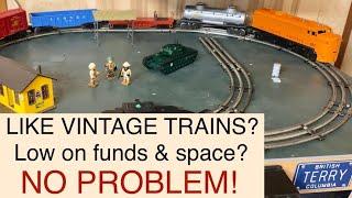 Victoria BC: Enjoy vintage trains within a small space/budget! Anyone can! (Info in description)