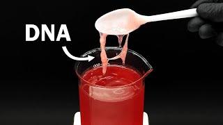 Pulling the slimy DNA out of strawberries