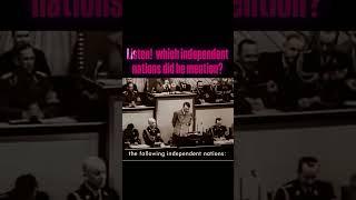 Roosevelt Asked Hitler About Palestine!