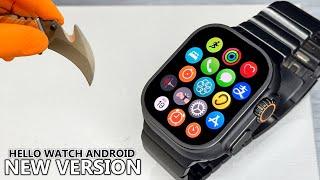 Hello Watch 4 Plus Android 4G Unboxing & Review Sport SmartWatch (GPS/watchOS Icons/16GB ROM) ASMR