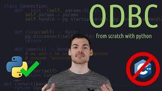 ODBC From Scratch With Python