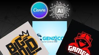 Stunning Logo Design with Canva AI | Free AI Logo Maker | DreamLab Design Tutorial