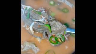 순대국에 아침부터 한잔?#요론#스탈이#좋더라#고추#많이##Korean Noodles/Sundae Gukbap