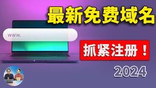 免费域名最新注册教程！【2024】 先到先得，需要的抓紧！！| 零度解说