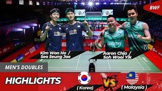 Aaron Chia/Soh Wooi Yik vs. Kim Won Ho/Seo Seung Jae | Badminton Men's Doubles