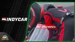 Will Power's IndyCar Series championship hopes derailed by loose lap belt | Motorsports on NBC