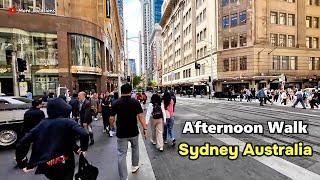 Afternoon Walk along George Street Sydney Australia