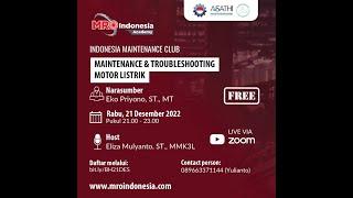 MRO ACADEMY - Bincang Happy "Maintenance & Troubleshooting Motor Listrik"