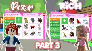 POOR to RICH Challenge in Adopt Me! (PART 3)