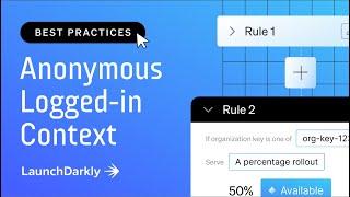 Best Practices: Anonymous Logged in Context