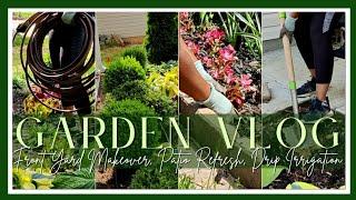 Front Garden Bed Makeover + Patio Refresh | Zone 7b | Garden Vlog