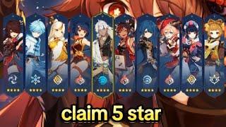 Free 5 star character in this update and lots of rewards genshin impact