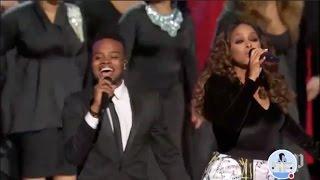 Chrisette Michele and Travis Greene perform "Intentional" live Donald Trump's Inaugural Ball 2017