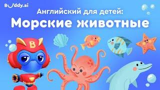 Морские животные | Учим английские слова с Бадди | Buddy.ai | Английский для детей